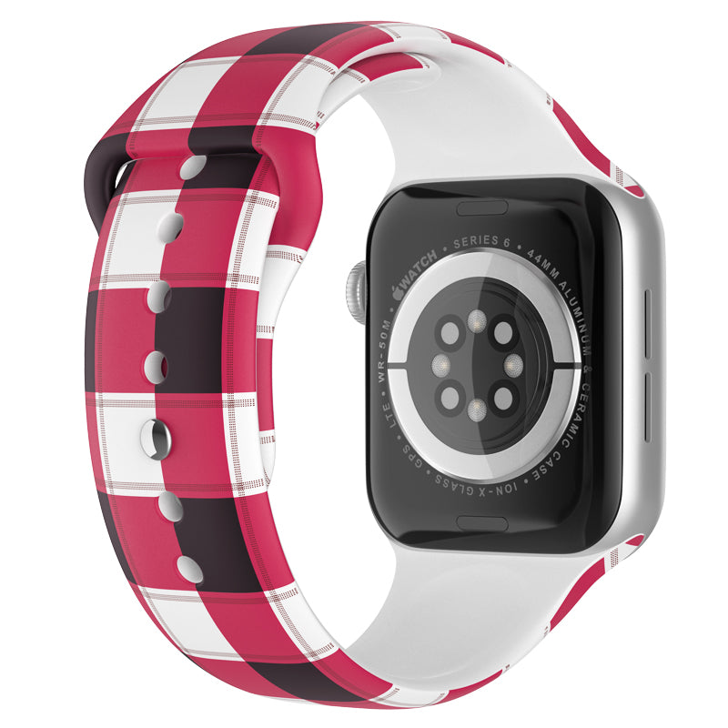 Christmas Style Pattern Printing Silicone Watch Strap Band for Apple Watch Series 9 8 7 41mm 6 5 4 SE (2023) SE(2022) SE 40mm 3 2 1 38mm Size S Christmas Style Pattern Printing Silicone Watch Strap Band for Apple Watch Series 9 8 7 41mm 6 5 4 SE (2023) SE(2022) SE 40mm 3 2 1 38mm Size S